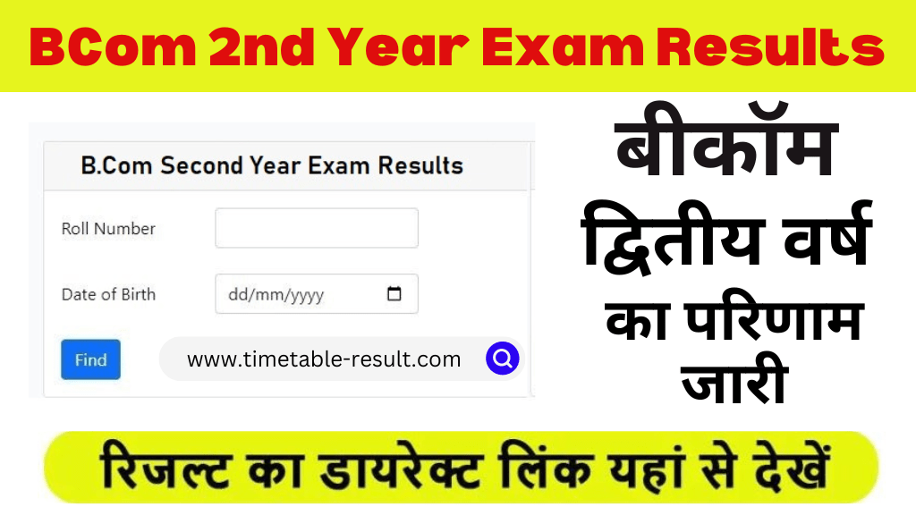 bcom 2nd year result