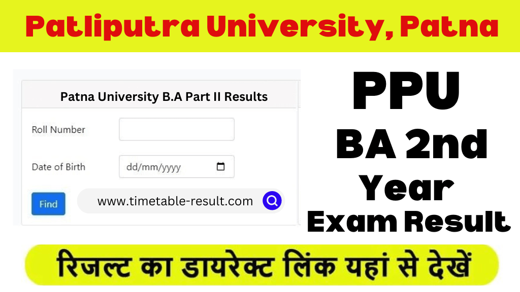 ppu ba 2nd year result